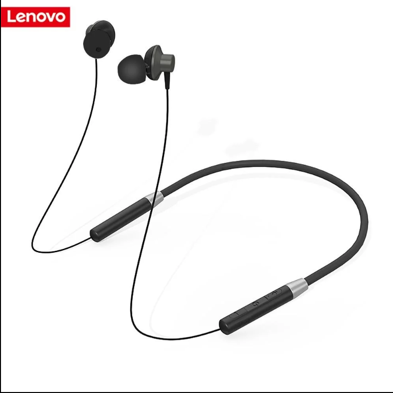 Lenovo HE05 Bluetooth Earphone Neck Hanging Neck Band Wireless Magnetic Design