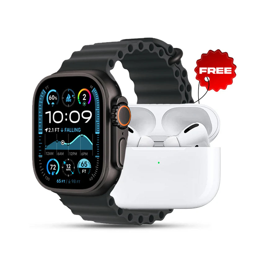 I20 Ultra Smart Watch with Earpods - 8 in 1